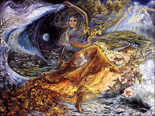 Josephine Wall - Dance of All Seasons