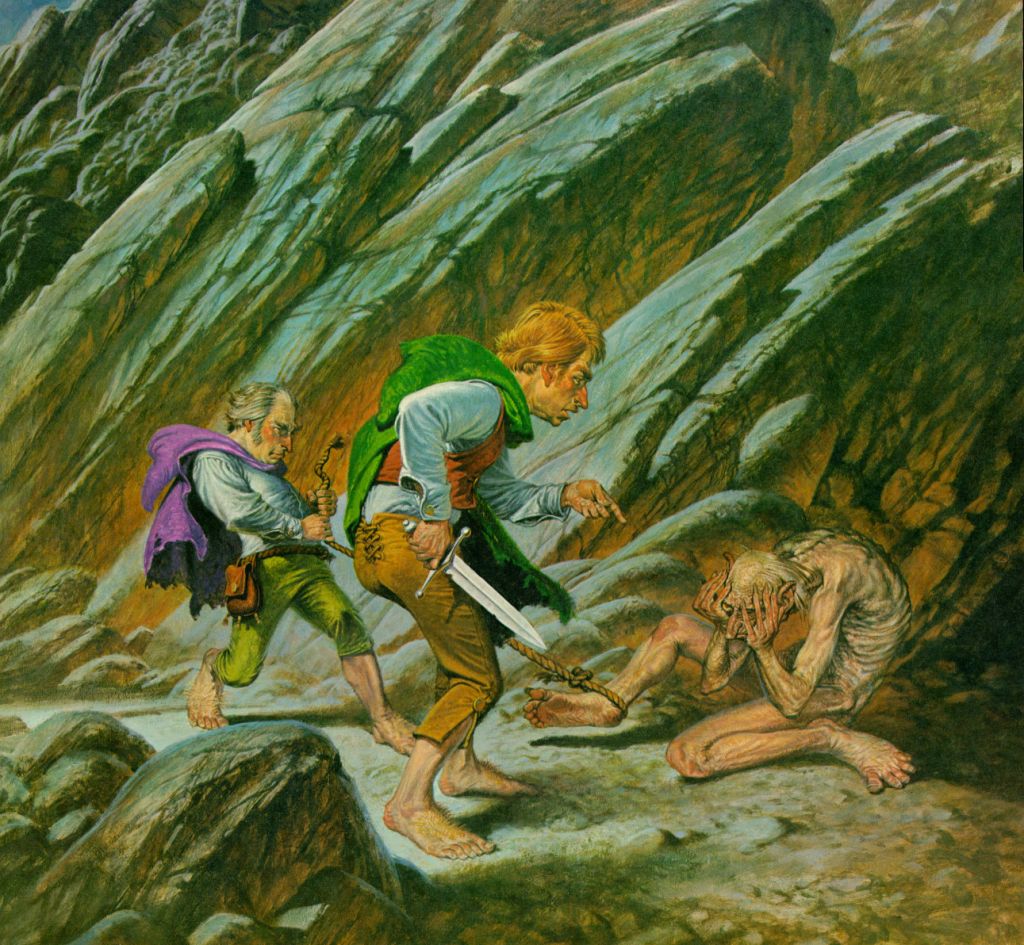 The Taming of Gollum, by Darrell Sweet
