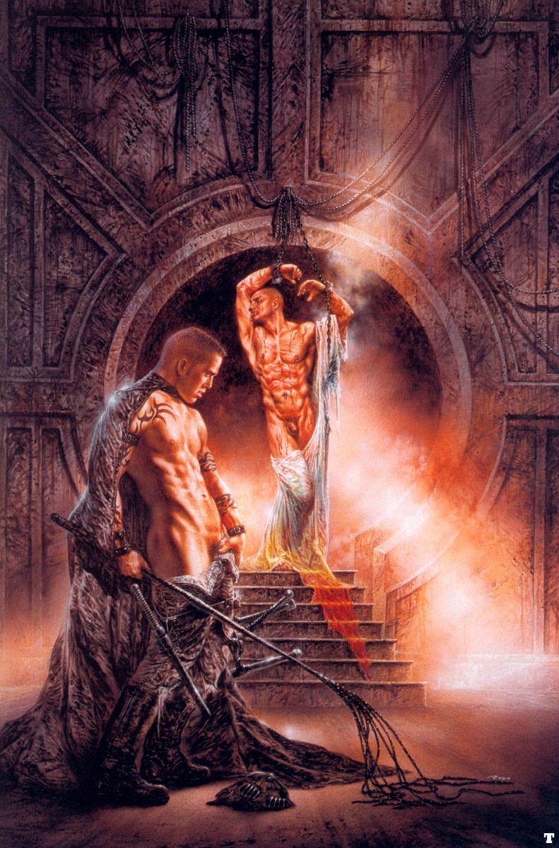 Luis Royo - 2 hommes - sado maso