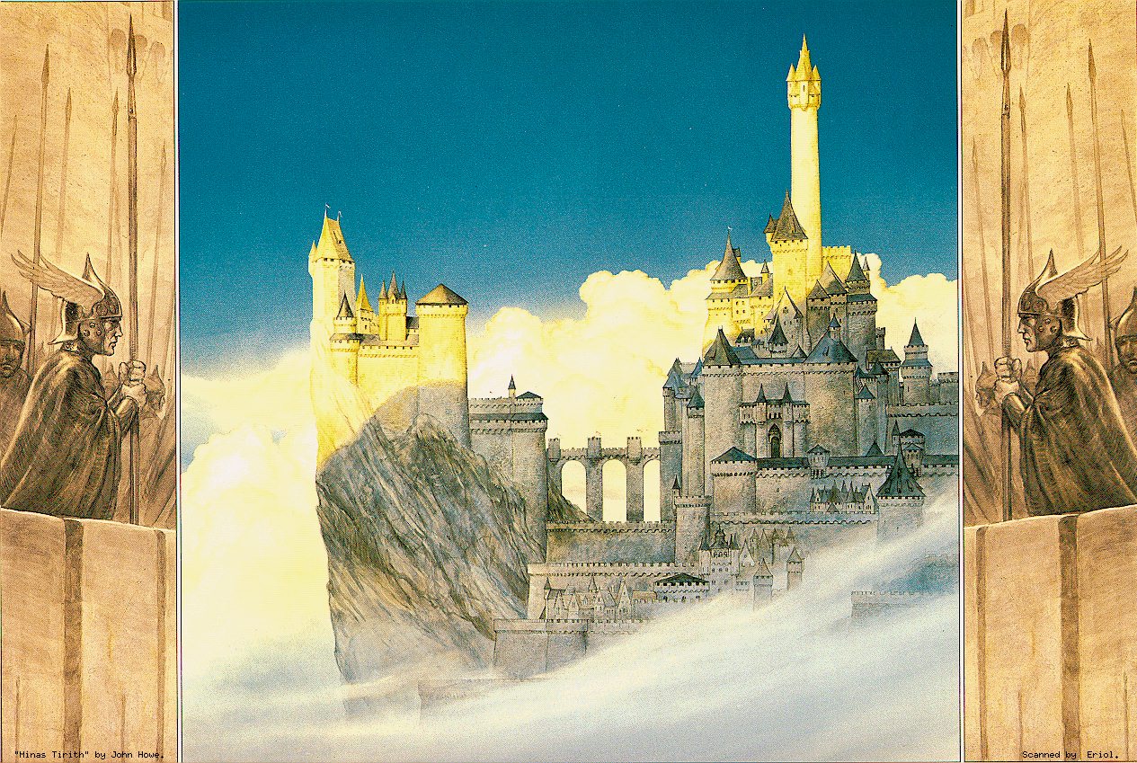 John Howe - Minas Tirith