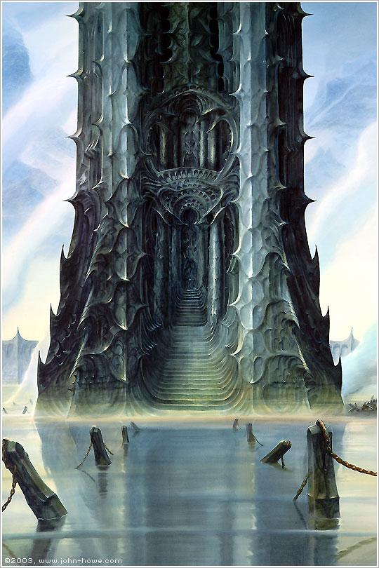 Orthanc Destroyed, by John Howe