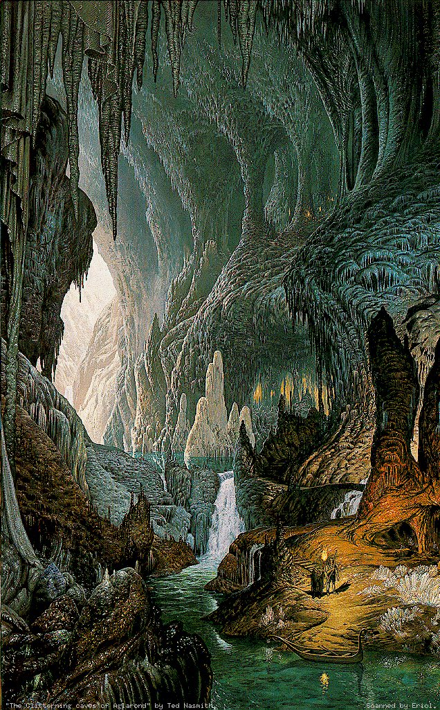 Ted Nasmith - The Glitterning caves of Aglarond (1)