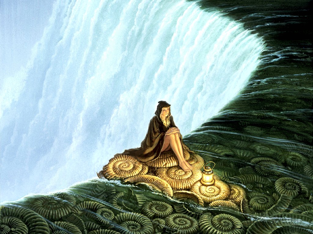 Michael Whelan - Femme et escargot 089